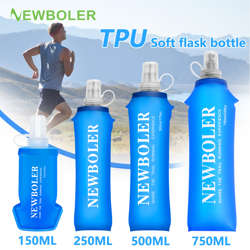 Collapsible Water Bottle - 250/500/750ML Water Bottle TPU Folding Soft