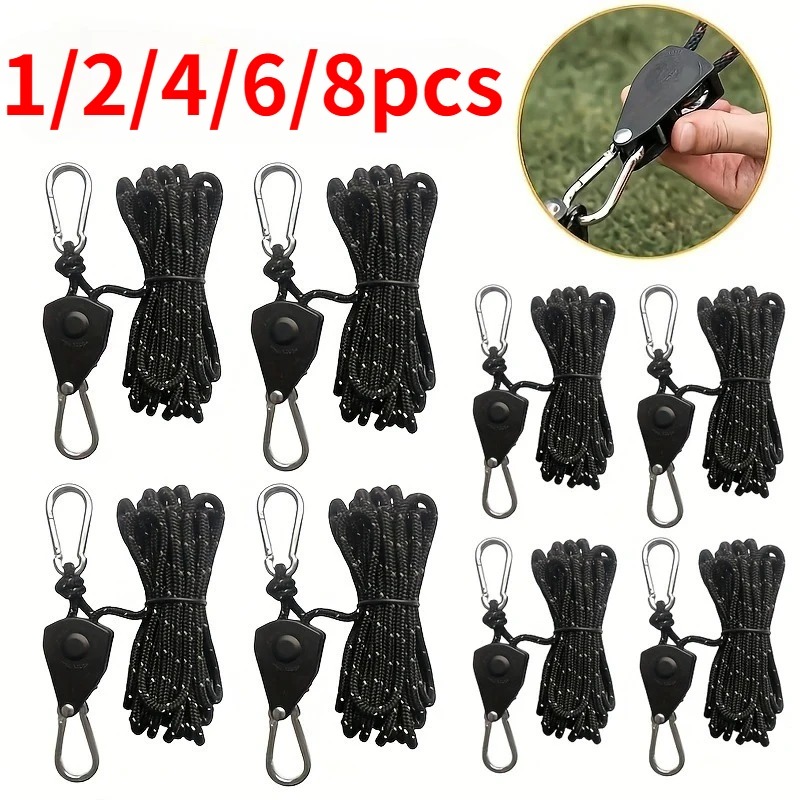 Outdoor Camping Accessories - 4mm*4m Camping Tent Tie Down Rope
