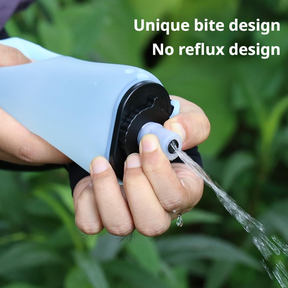 Collapsible Water Bottle - Outdoor Collapsible Silicone Water Bottle Running