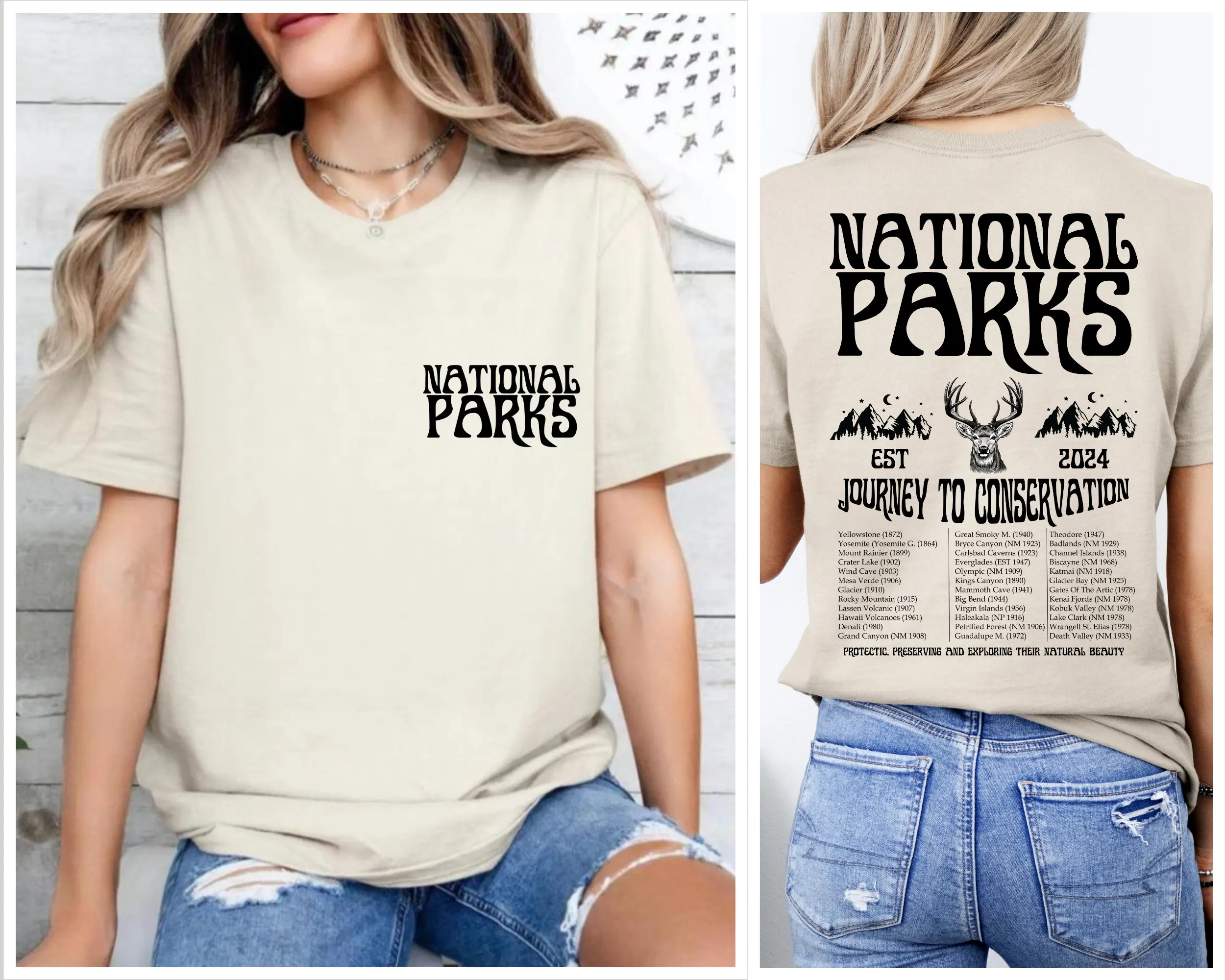 Outdoor Camping Yosemite - National Parks T Shirt Us Park