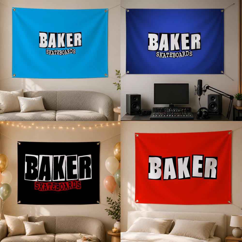 Outdoor Camping Brand - Skateboard Brand Baker Skateboards Flags Wall