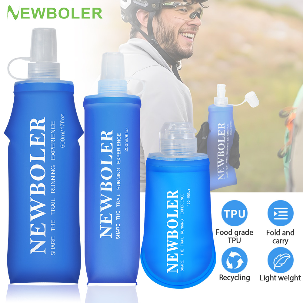Collapsible Water Bottle - NEWBOLER 150ml 250ml 500ml Water Bottle
