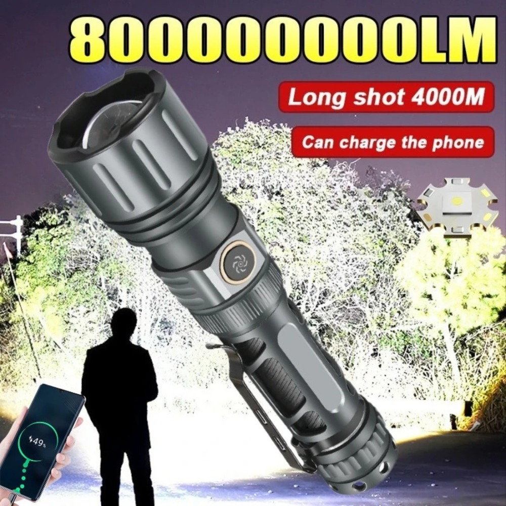 Outdoor Camping Light Portable - Super Bright Flashlight Portable Rechargeable LED