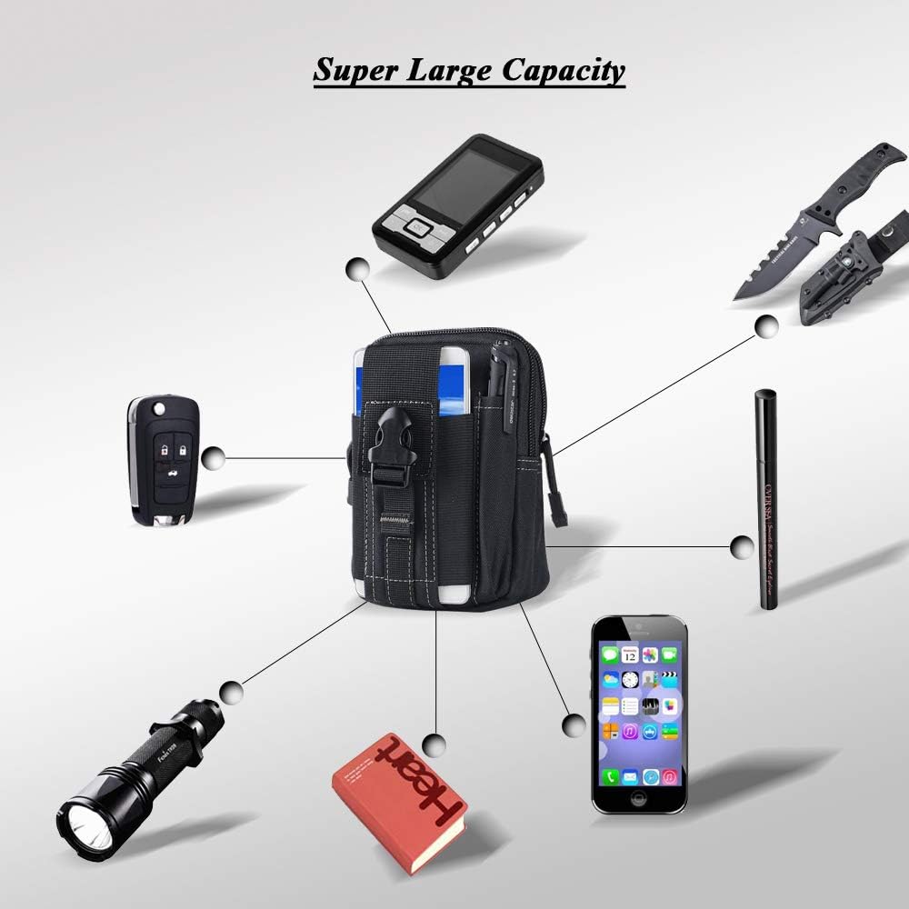 Tactical Molle Belt Pouch Mili - đánh giá và giá Outdoor Camping Accessories
