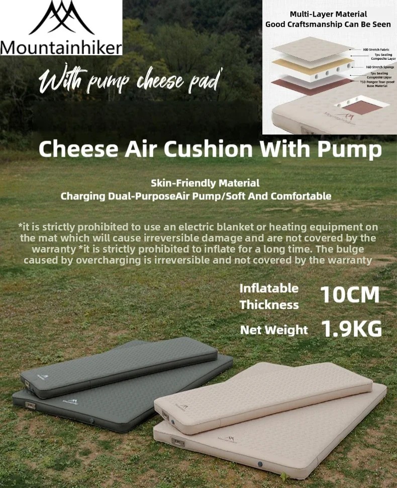 MOUNTAINHIKER Air Mattress Cam - đánh giá và giá Outdoor Inflatable Camping Tent With Air Pump