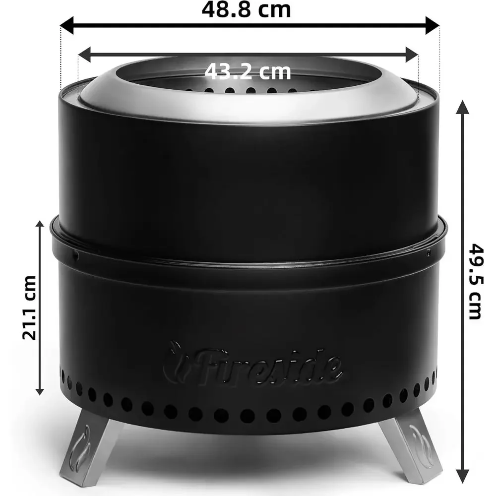 19 Inch Portable Outdoor Wood  - đánh giá và giá Outdoor Camping Wood Burning Stove