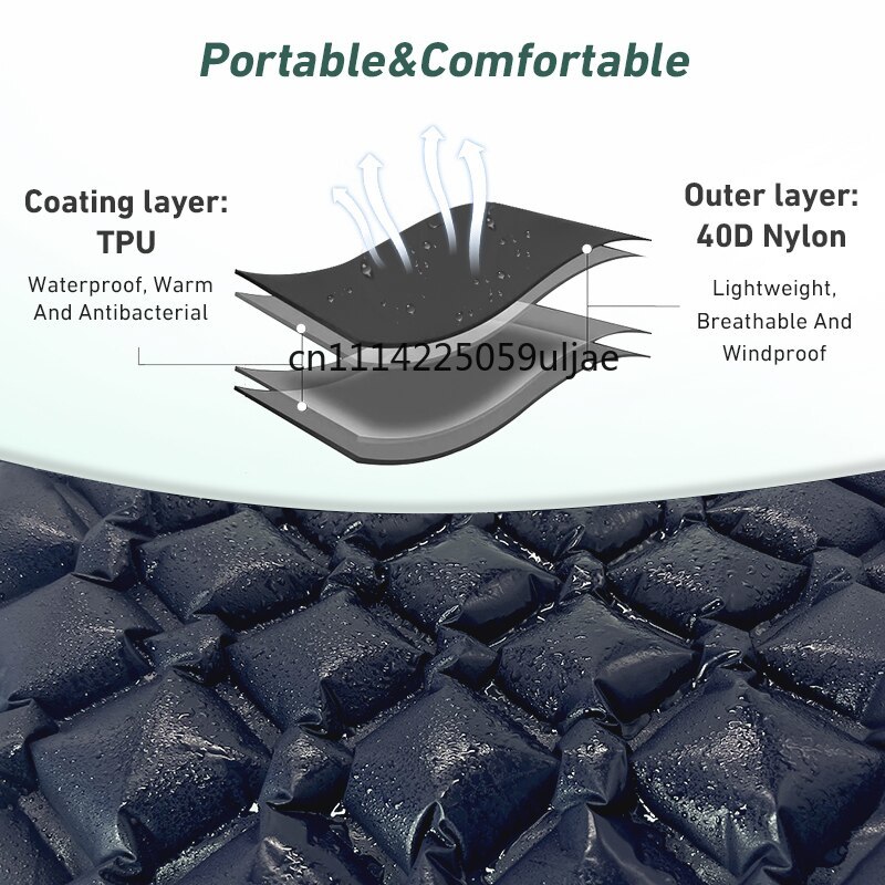 WESTTUNE Camping Sleeping Pad  - đánh giá và giá Outdoor Inflatable Camping Tent With Air Pump