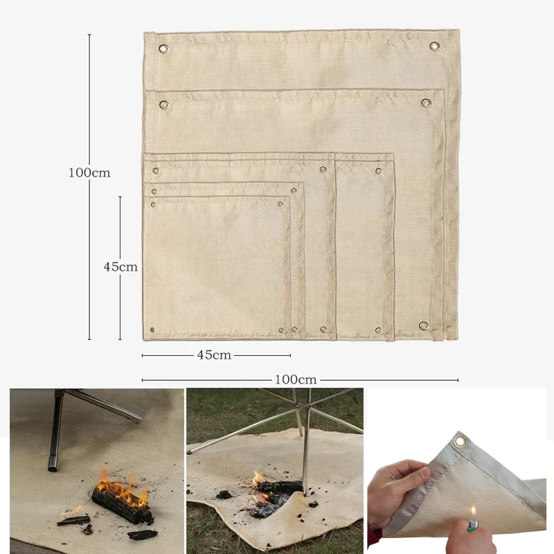 Camping Fireproof Mat Heat Res - đánh giá và giá Outdoor Camping Mat