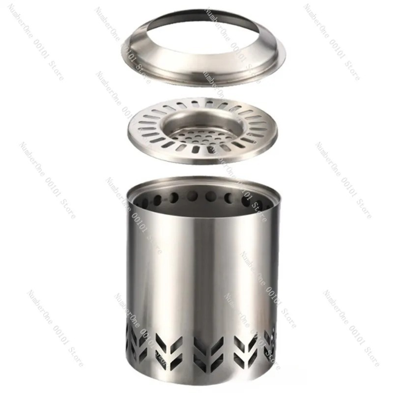 Outdoor Smokeless Wood-burning - đánh giá và giá Outdoor Camping Wood Burning Stove