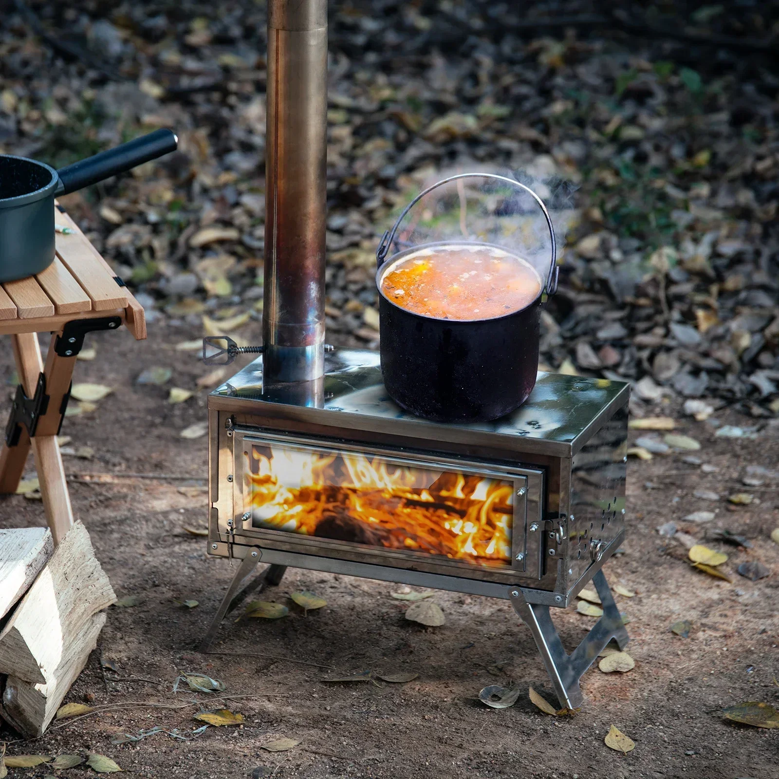 CHANGE MOORE Outdoor Portable  - đánh giá và giá Outdoor Camping Wood Burning Stove