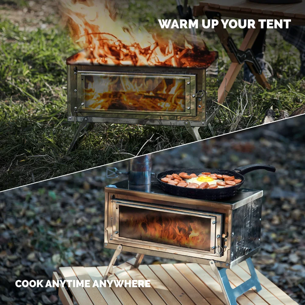 CHANGE MOORE Outdoor Portable  - đánh giá và giá Outdoor Camping Wood Burning Stove