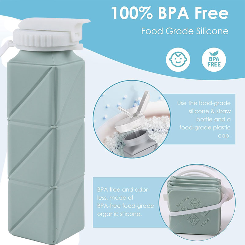 620ml Collapsible Water Bottle - đánh giá và giá Collapsible Water Bottle