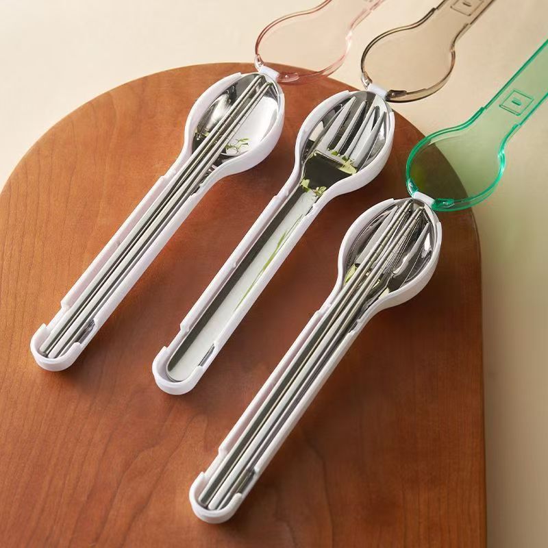 Portable Cutlery Set with Stor - đánh giá và giá Outdoor Camping Knife