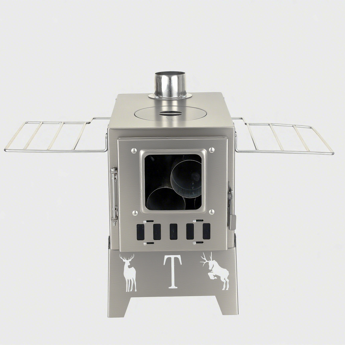 ZM3020B Stainless Steel Deskto - đánh giá và giá Outdoor Camping Wood Burning Stove