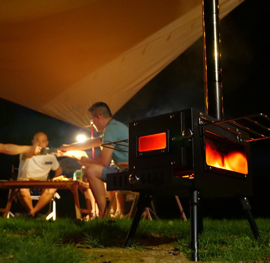 Portable Outdoor Camping Steel - đánh giá và giá Outdoor Camping Wood Burning Stove