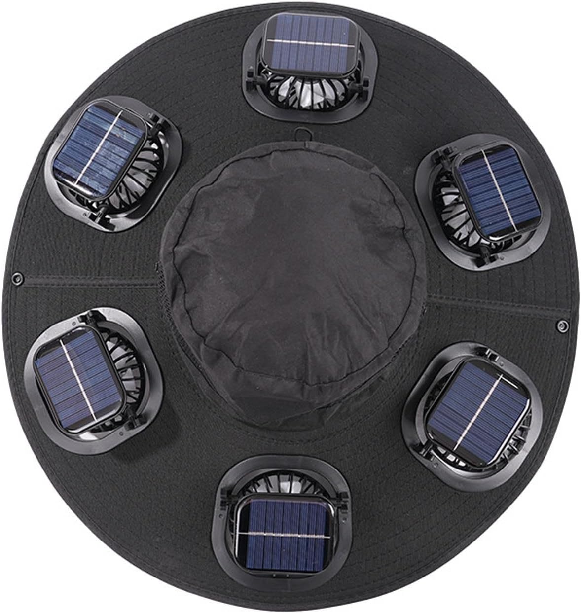 Hot 6 Fans Solar Fan Hat Breat - đánh giá và giá Outdoor Camping Fan