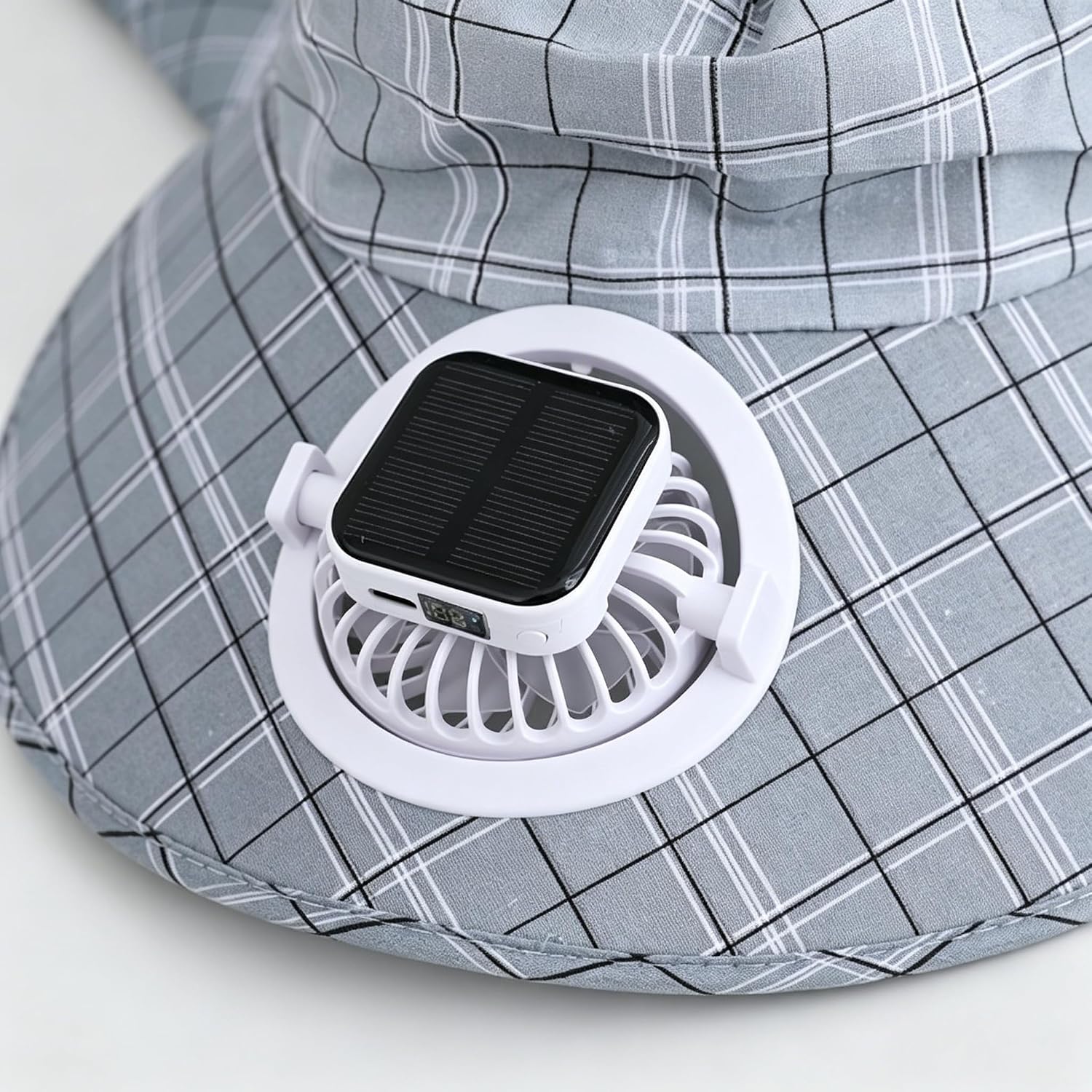 1PC Solar Power Neck Guard Fan - đánh giá và giá Outdoor Camping Fan