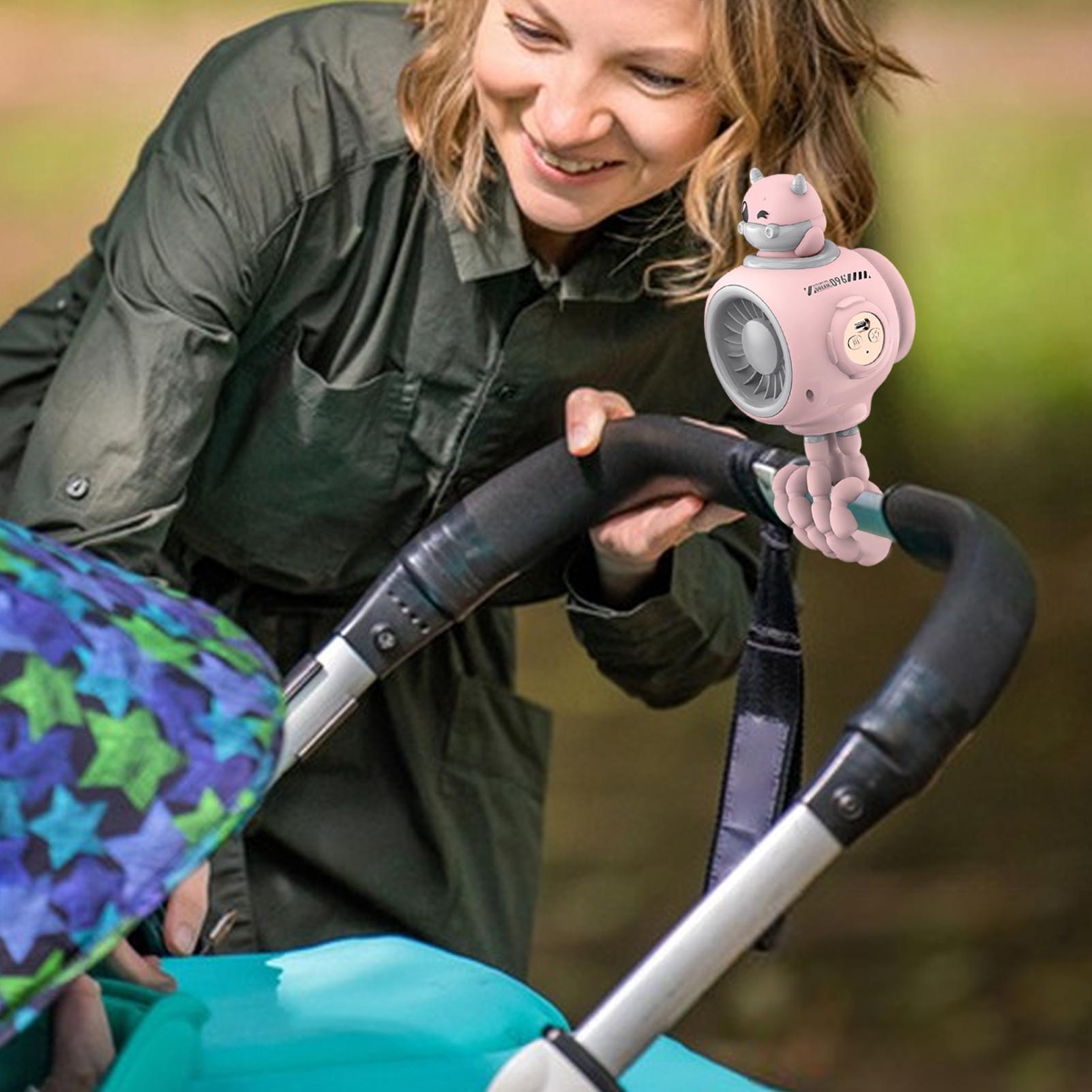 Stroller Misting Fan Clip Fan  - đánh giá và giá Outdoor Camping Fan