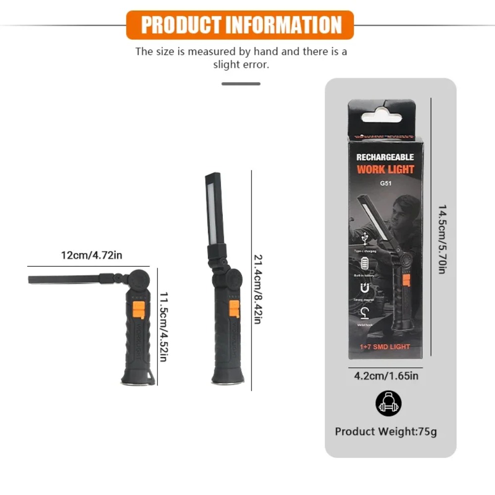 Portable COB LED Flashlight US - đánh giá và giá Outdoor Camping Light Portable