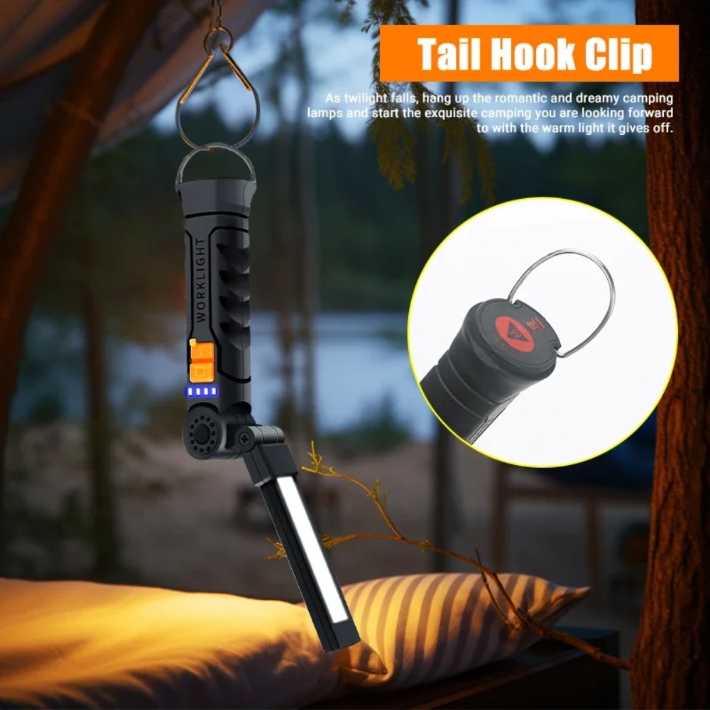 Portable COB LED Flashlight US - đánh giá và giá Outdoor Camping Light Portable