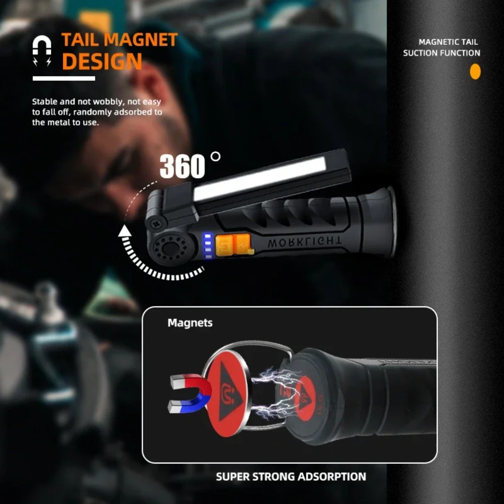 Portable COB LED Flashlight US - đánh giá và giá Outdoor Camping Light Portable