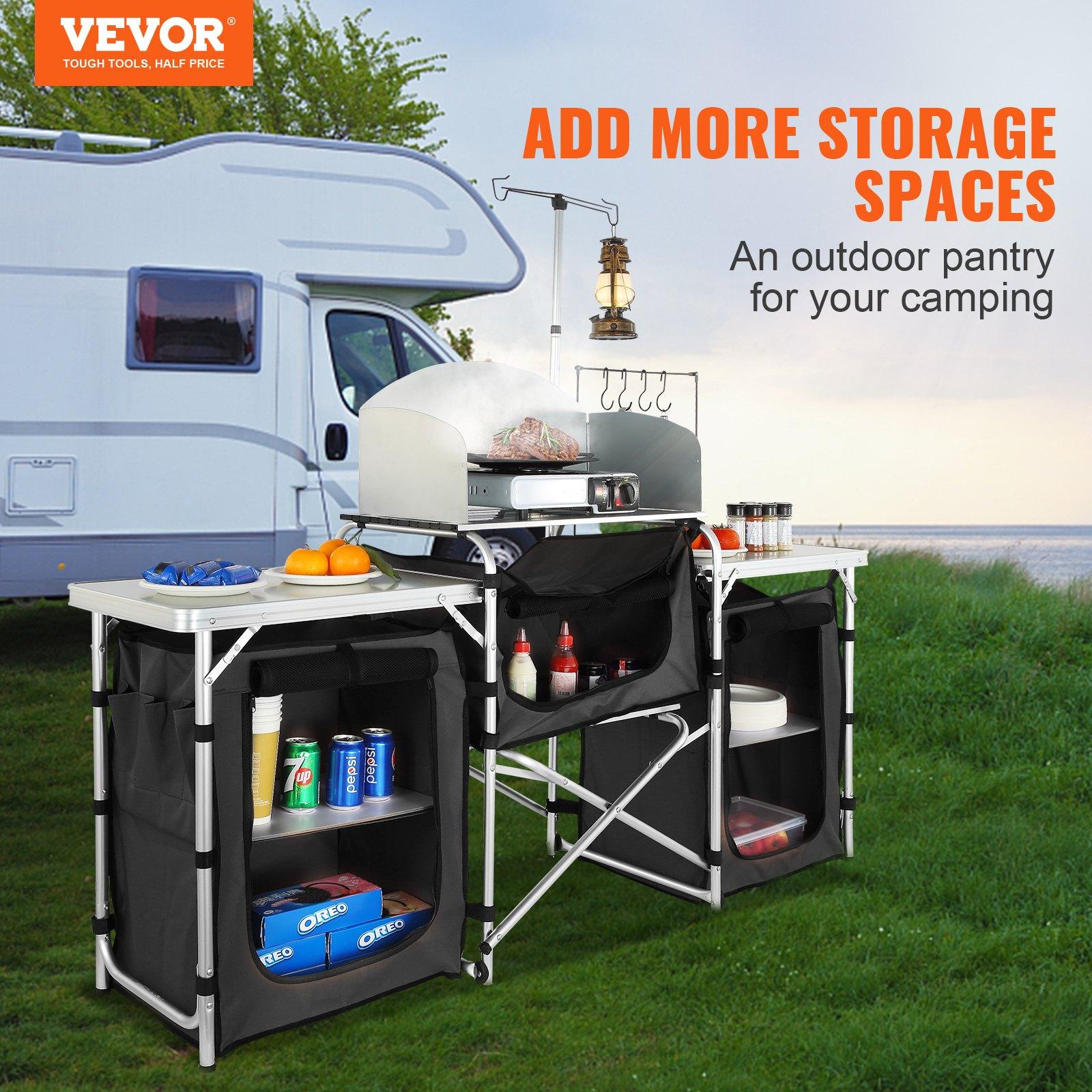 【Father's Day Gifts】VEVOR Fold - đánh giá và giá Outdoor Camping Kitchen Setup