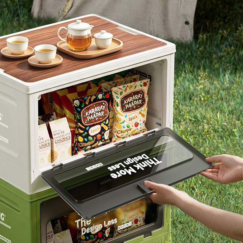 Large-capacity storage box, ou - đánh giá và giá Outdoor Camping Bin