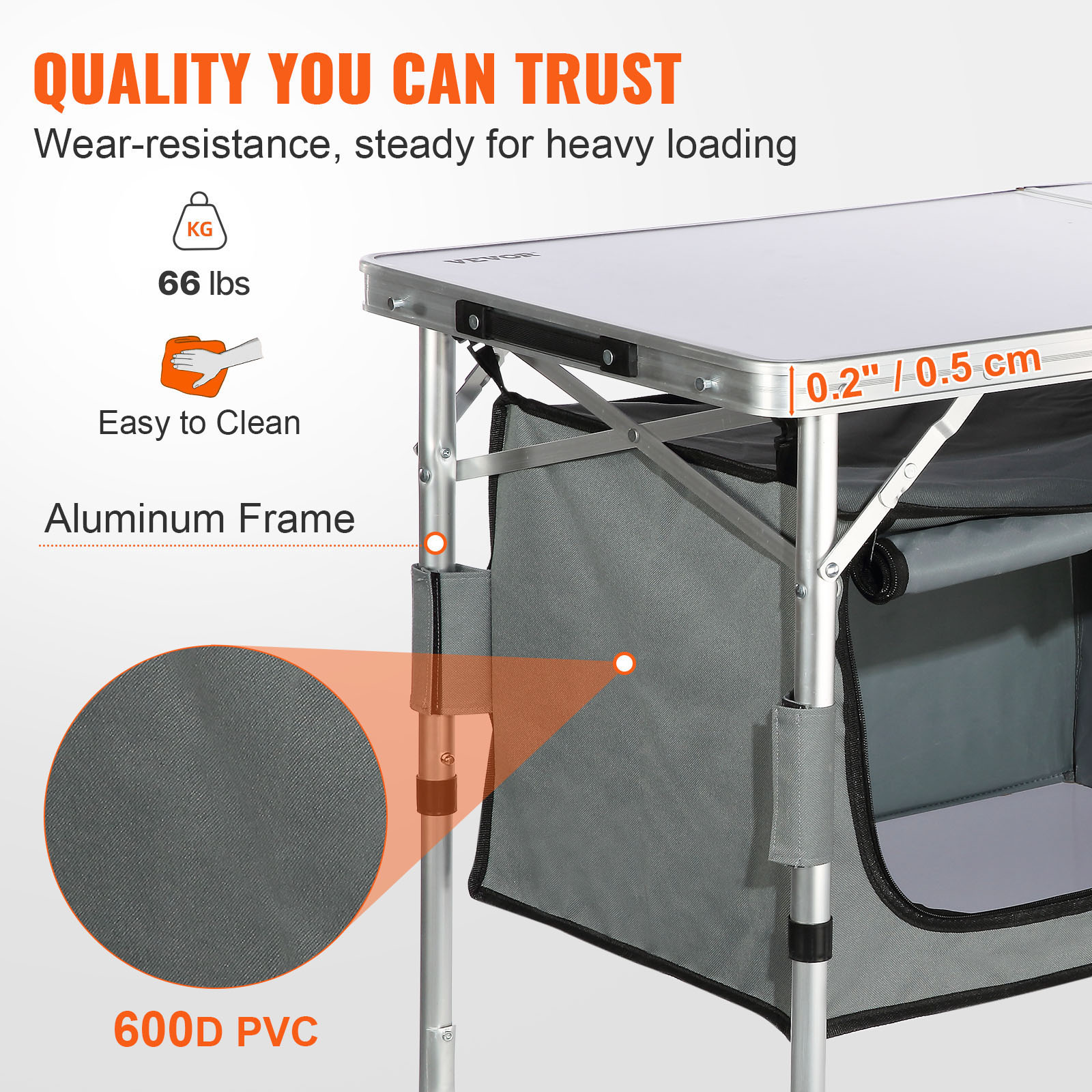 SucceBuy Camping Kitchen Table - đánh giá và giá Outdoor Camping Kitchen Setup