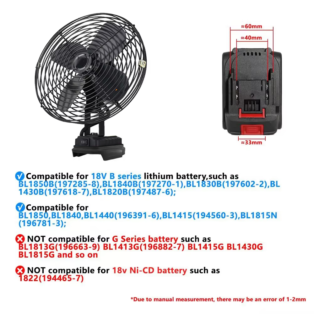 6/8In Camping Fan Outdoor Fish - đánh giá và giá Outdoor Camping Fan
