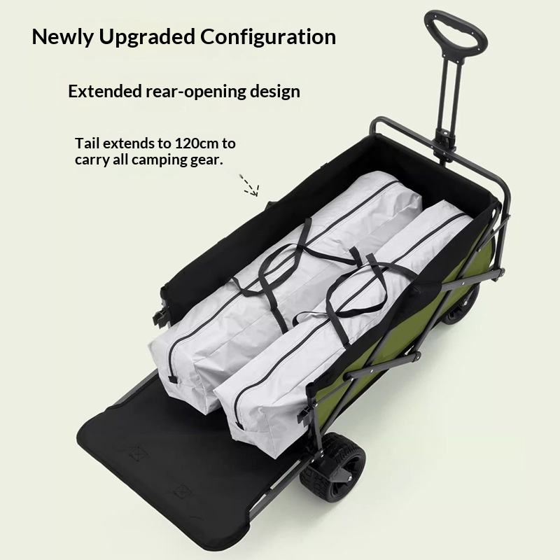 Factory Sale Four Wheel Platfo - đánh giá và giá Outdoor Camping Wagon