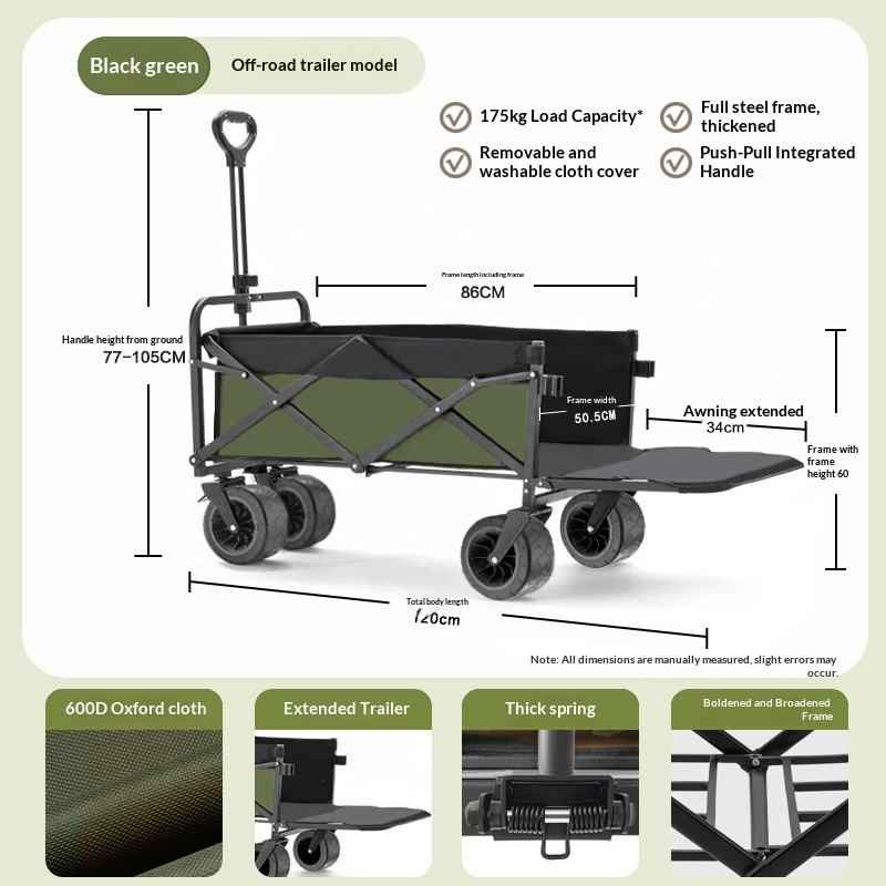 Factory Sale Four Wheel Platfo - đánh giá và giá Outdoor Camping Wagon