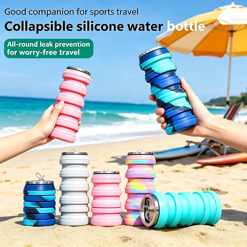 480ML Retractable Silicone Wat - đánh giá và giá Collapsible Water Bottle