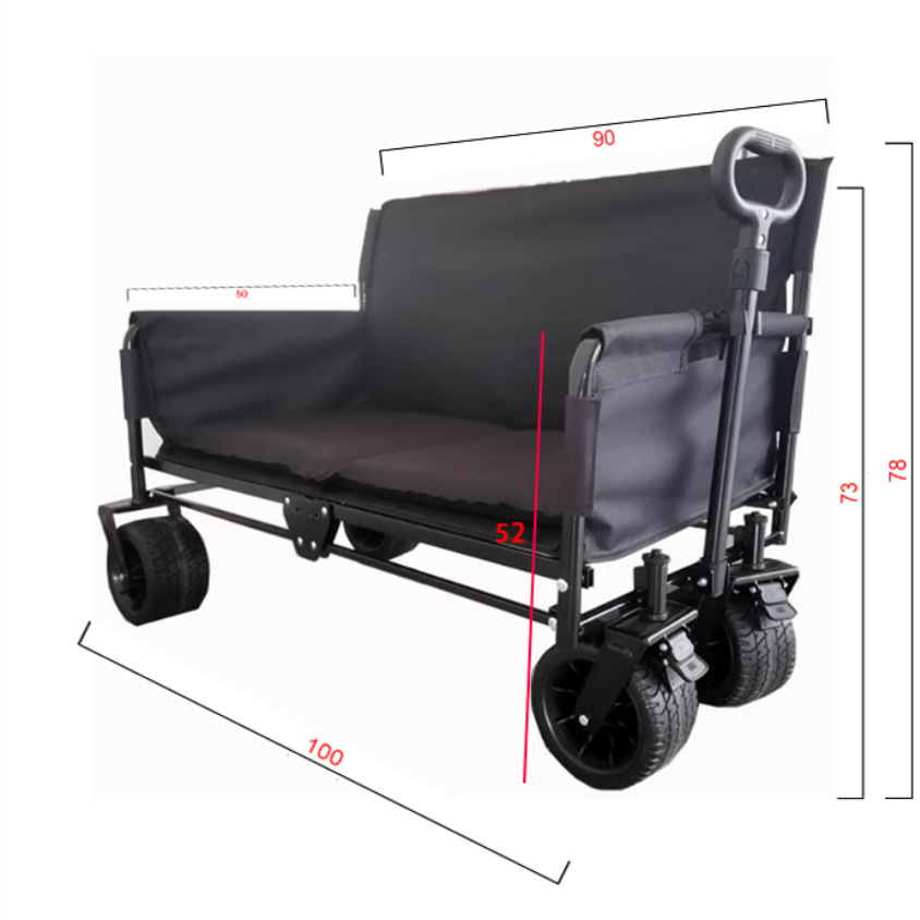 JXFT Multifunctional Four-Whee - đánh giá và giá Outdoor Camping Wagon
