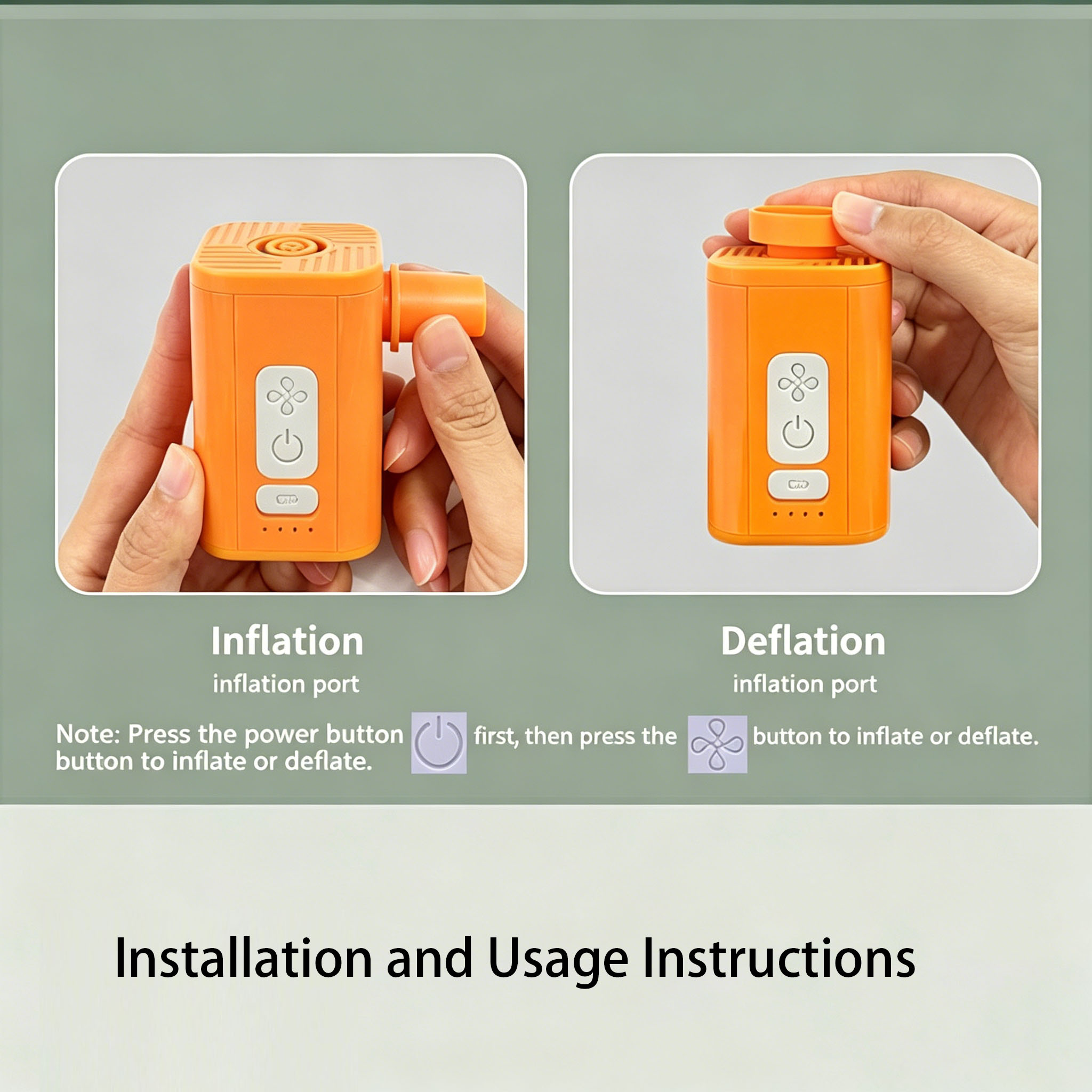 Rechargeable 2-in-1 Air Pump U - đánh giá và giá Outdoor Inflatable Camping Tent With Air Pump