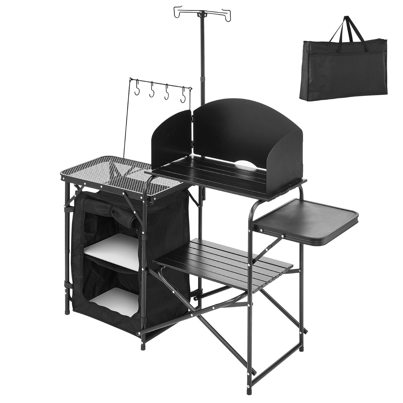 Camping Kitchen Table, Outdoor - đánh giá và giá Outdoor Camping Kitchen Setup