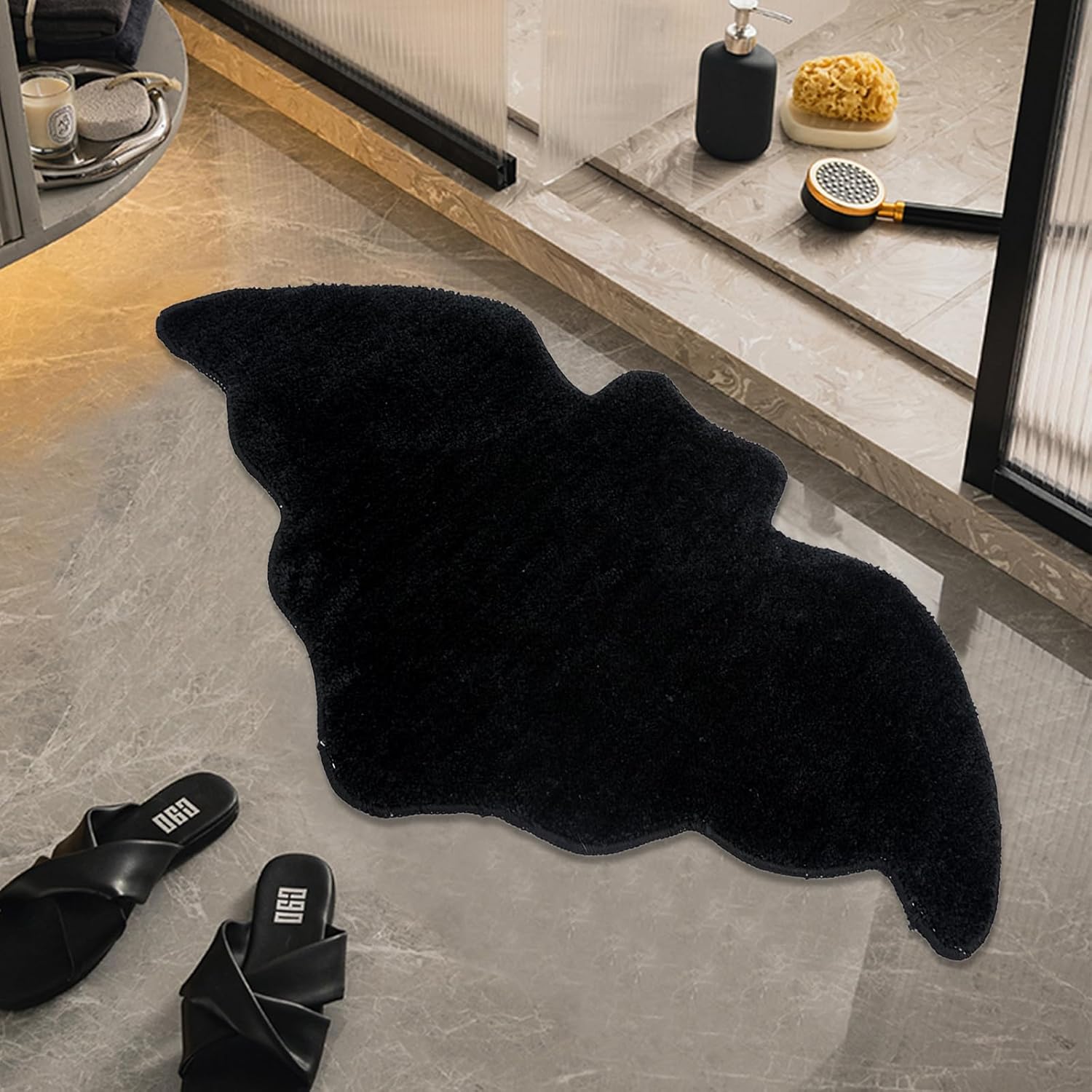 Black Halloween Bat Rug Non Sl - đánh giá và giá Outdoor Camping Kitchen Setup