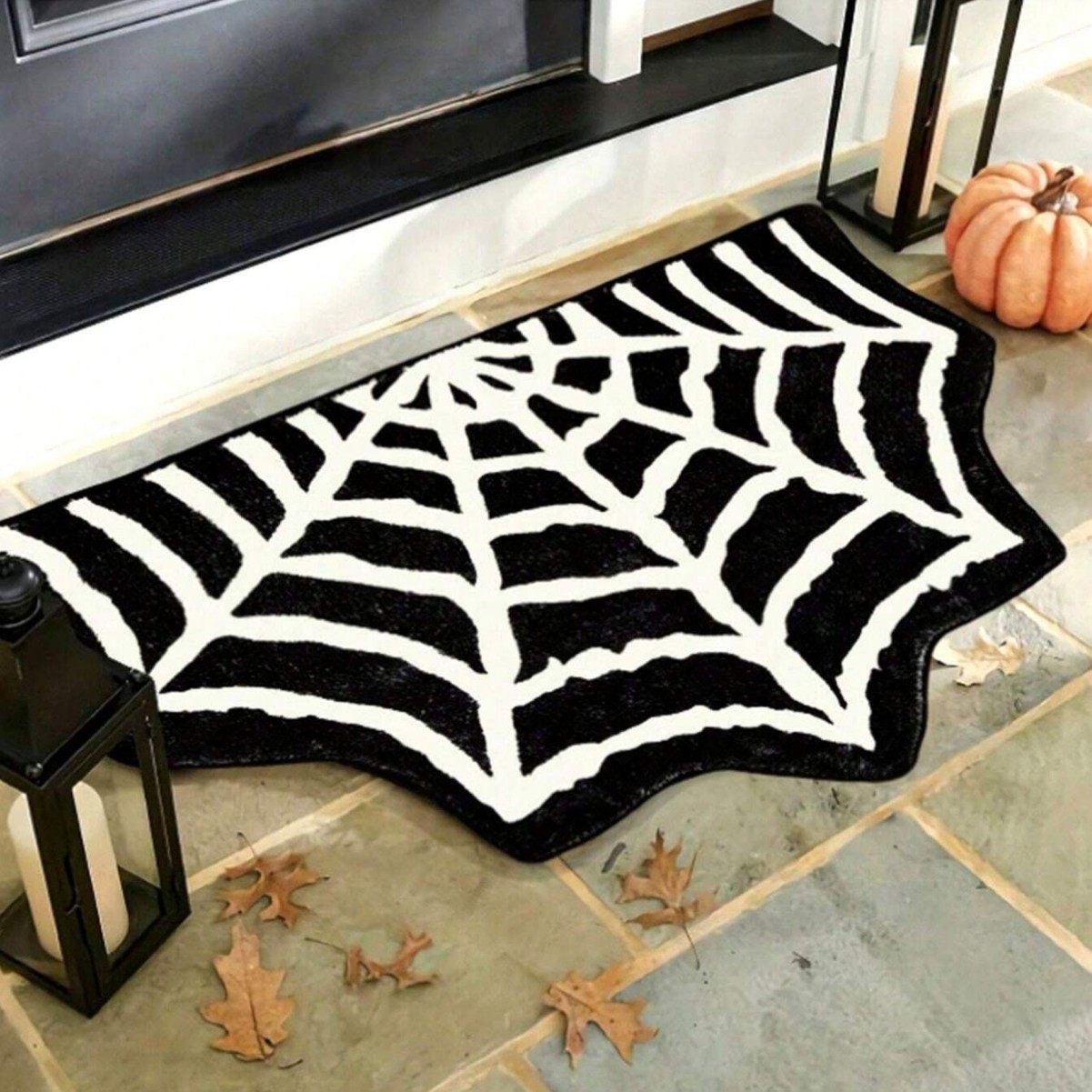 Black Halloween Bat Rug Non Sl - đánh giá và giá Outdoor Camping Kitchen Setup