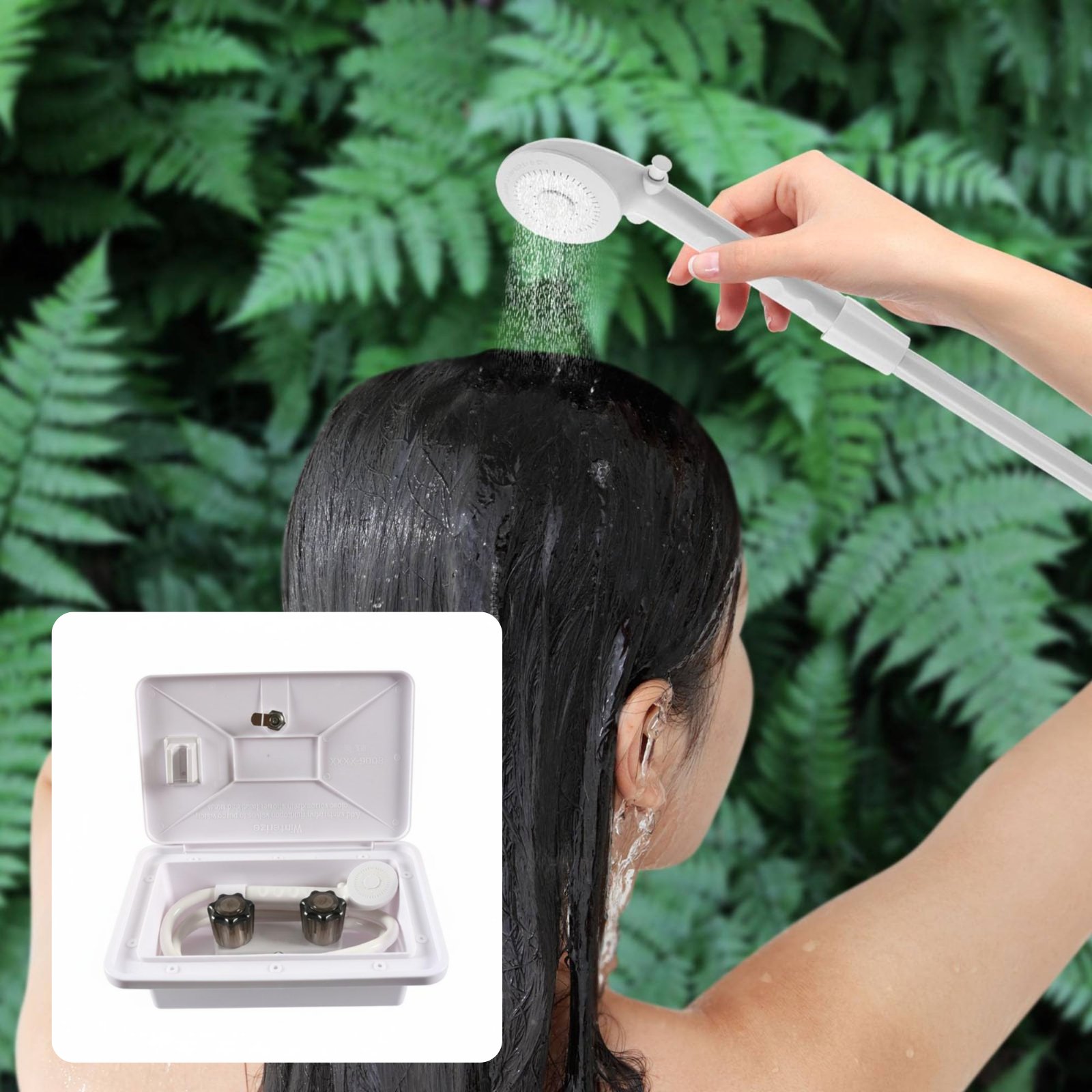 RV Exterior Shower Box Compact - đánh giá và giá Outdoor Camping Showers