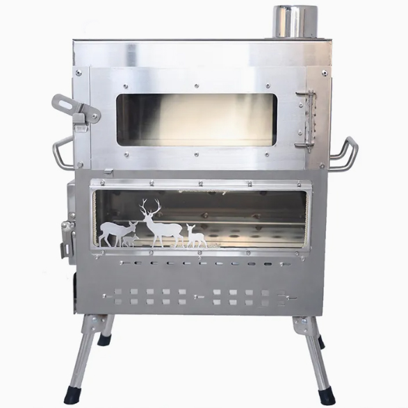 Premium Stainless Steel Wood B - đánh giá và giá Outdoor Camping Wood Burning Stove