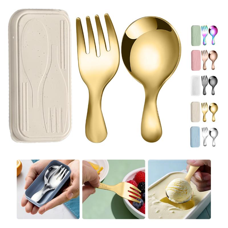 Stainless Steel Tableware Set  - đánh giá và giá Cooking Outdoor Camping