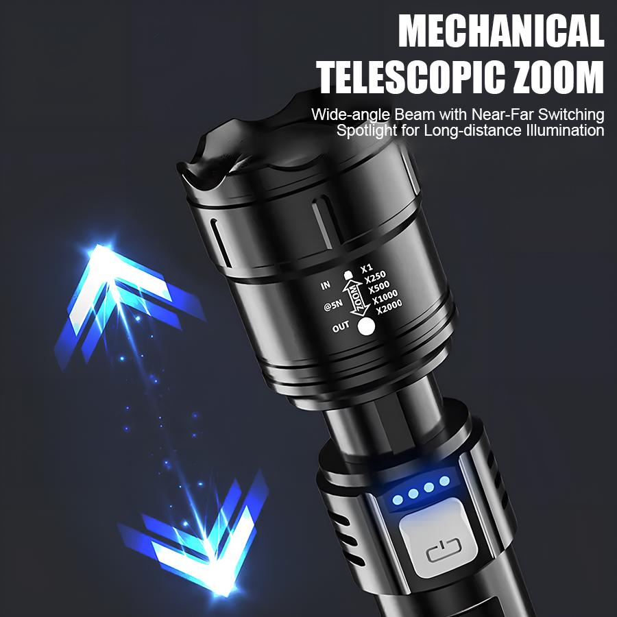 High Power P50 LED Flashlight  - đánh giá và giá Outdoor Camping Accessories