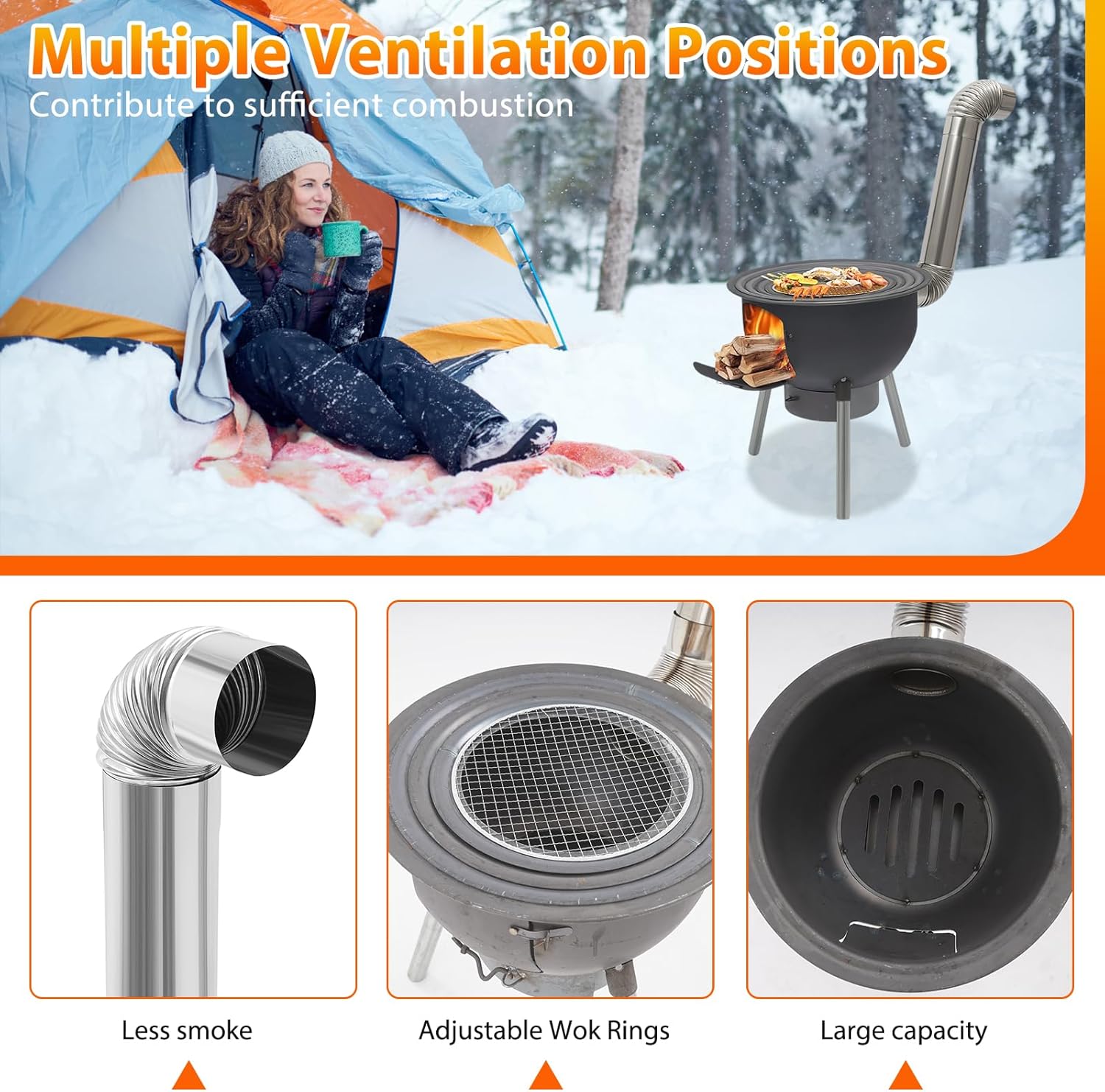 Portable Wood Burning Rocket S - đánh giá và giá Outdoor Camping Wood Burning Stove