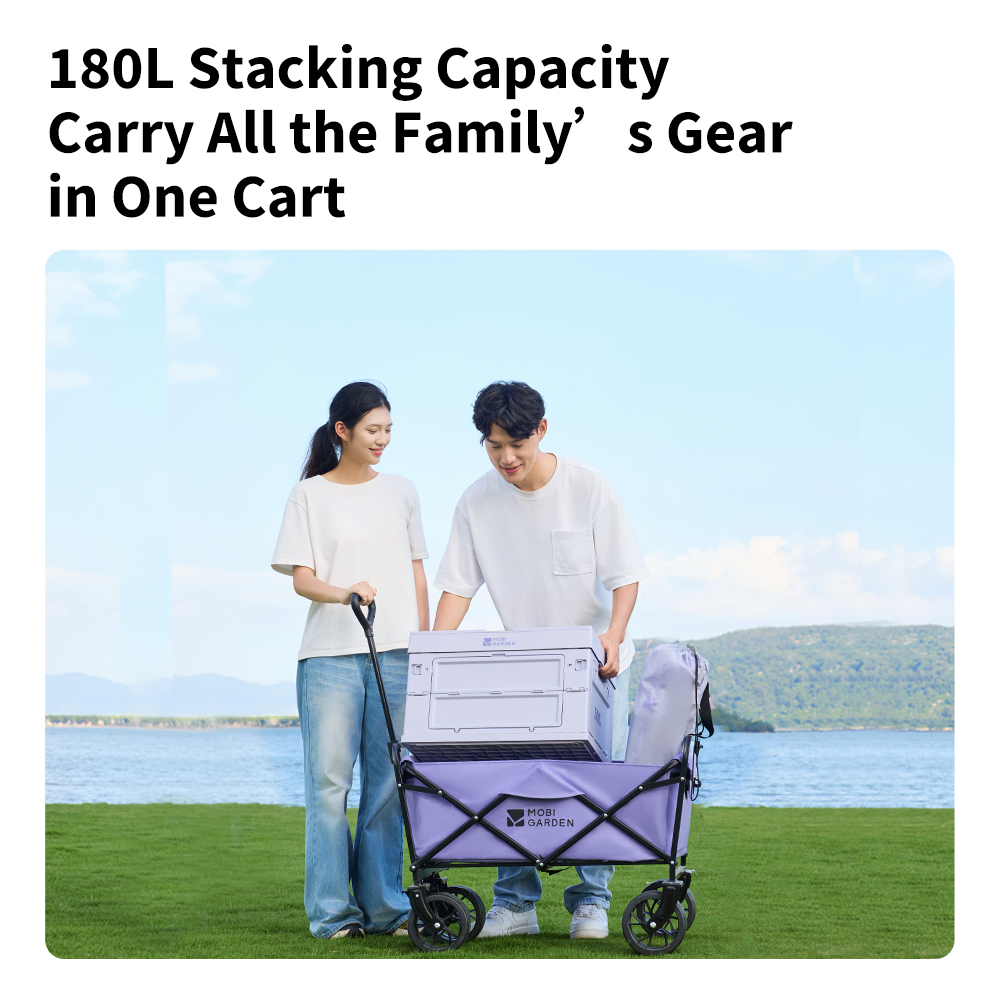 Mobi Garden Foldable Four-Whee - đánh giá và giá Outdoor Camping Wagon