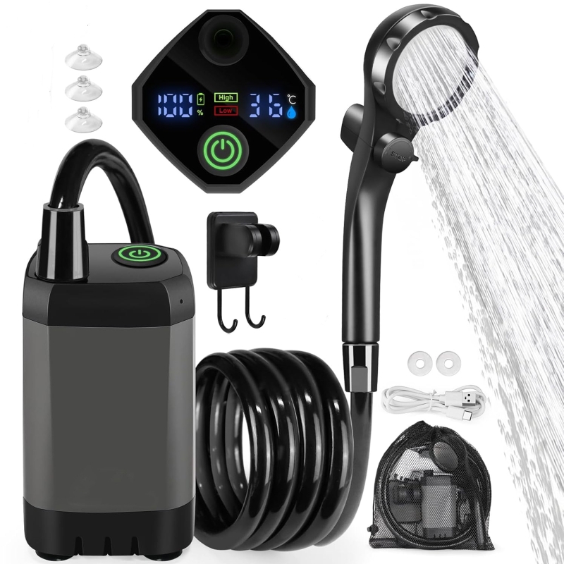 Outdoor Electric Shower Set LE - đánh giá và giá Outdoor Camping Showers