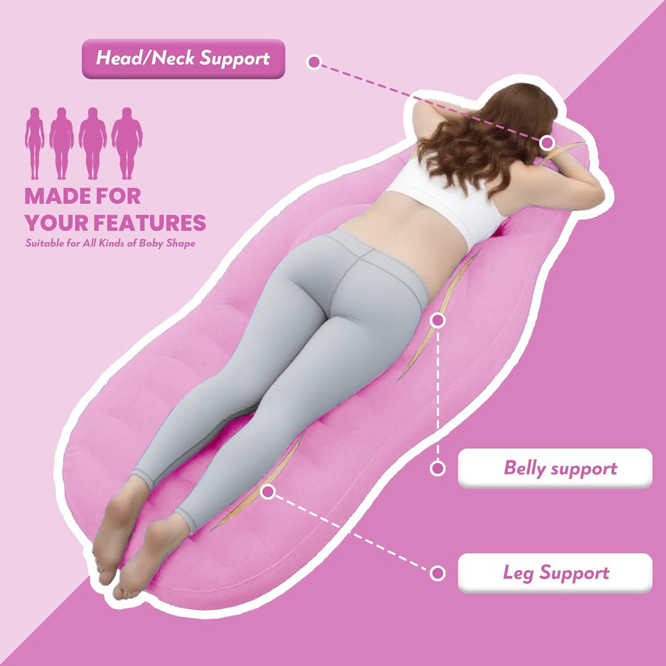 Inflatable Pregnancy Pillow Yo - đánh giá và giá Inflatable Mattress