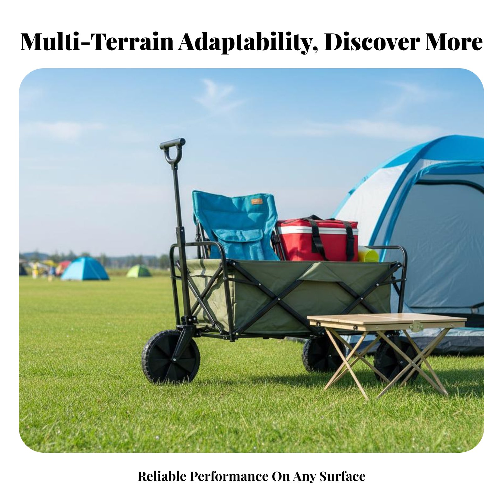 Camping Cart Wheel Multi-Terra - đánh giá và giá Outdoor Camping Wagon
