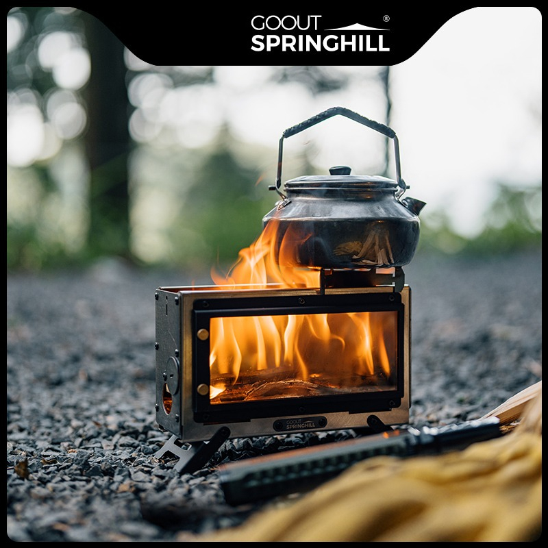Goout Springhill Wood Stove Po - đánh giá và giá Outdoor Camping Wood Burning Stove