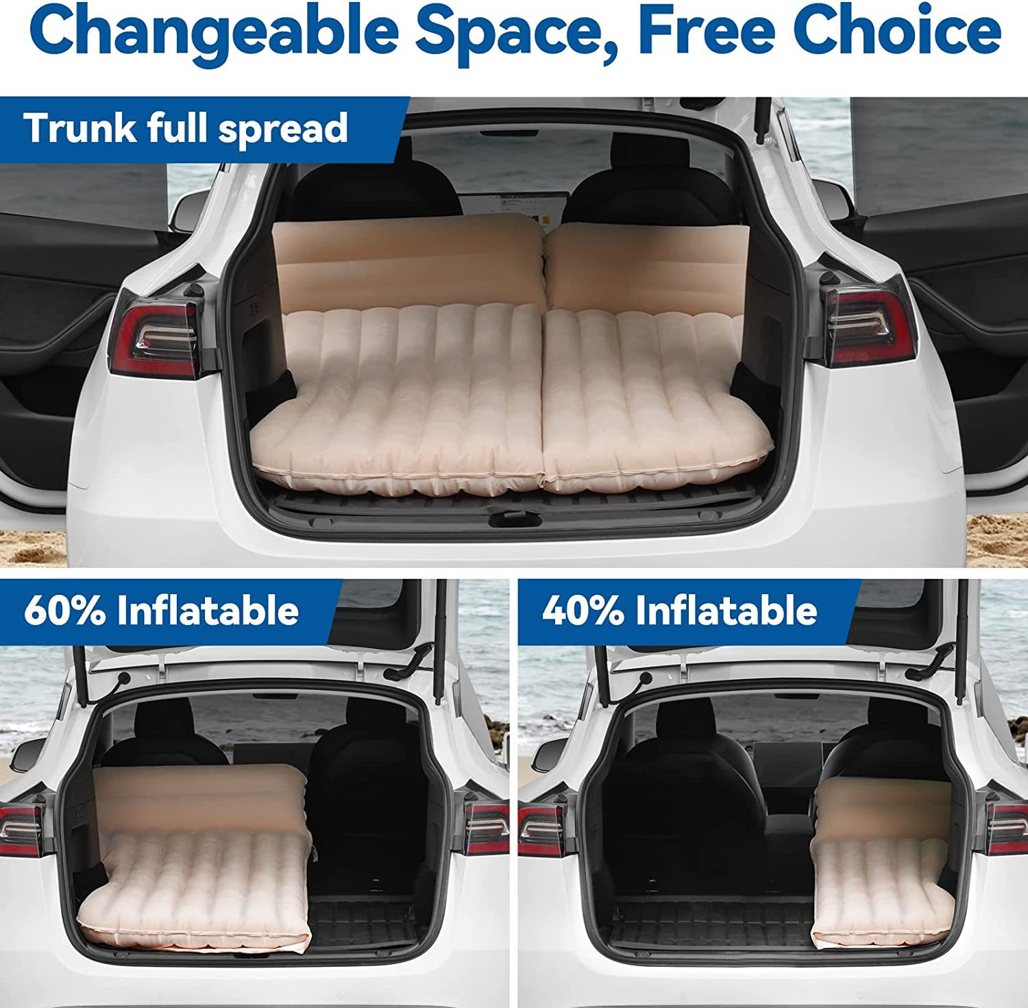 Car Inflatable Bed For Tesla M - đánh giá và giá Inflatable Mattress