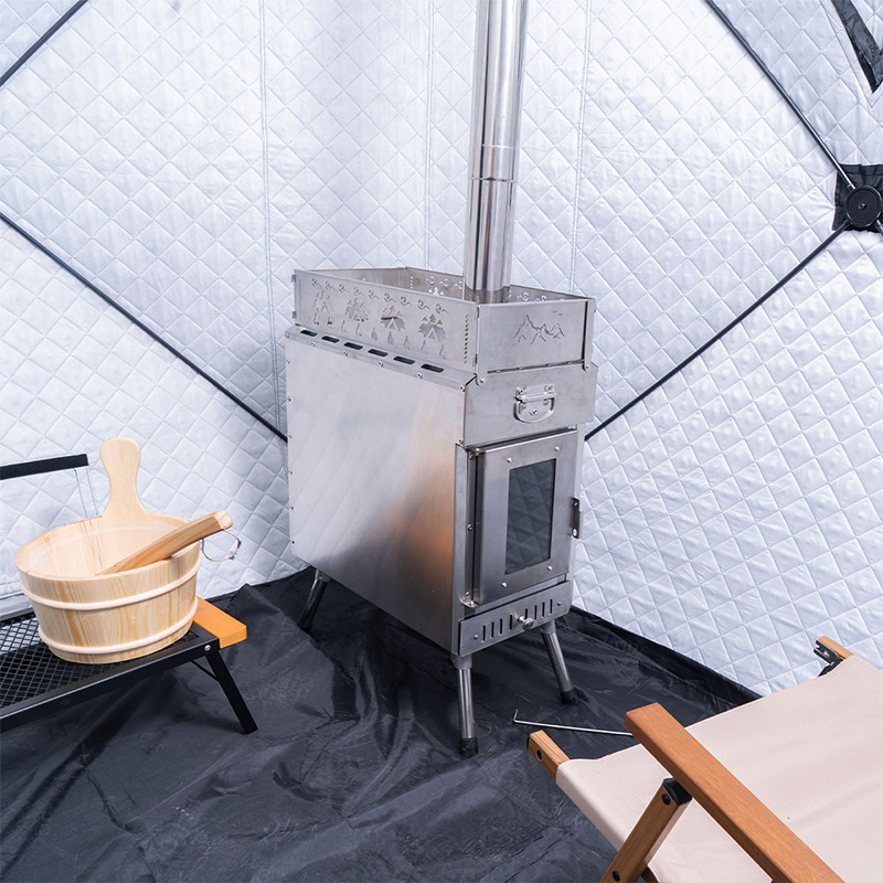 Portable Sauna Stove Wood-Burn - đánh giá và giá Outdoor Camping Wood Burning Stove