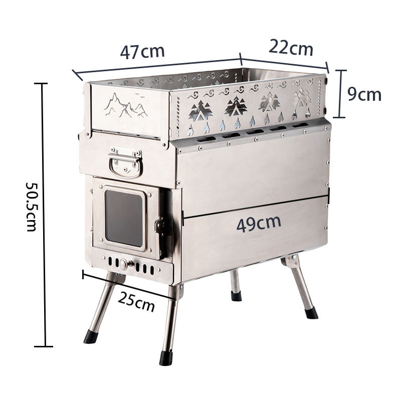 Portable Sauna Stove Wood-Burn - đánh giá và giá Outdoor Camping Wood Burning Stove